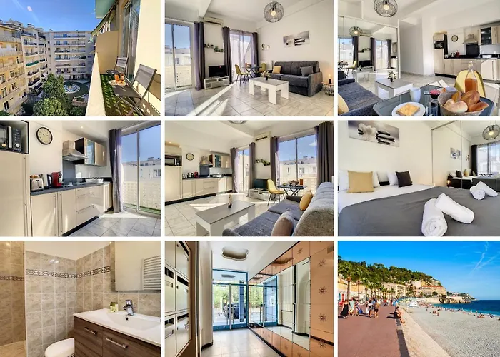 Nestor&Jeeves - Citronnier Azur - Central - Close Sea - Balcony